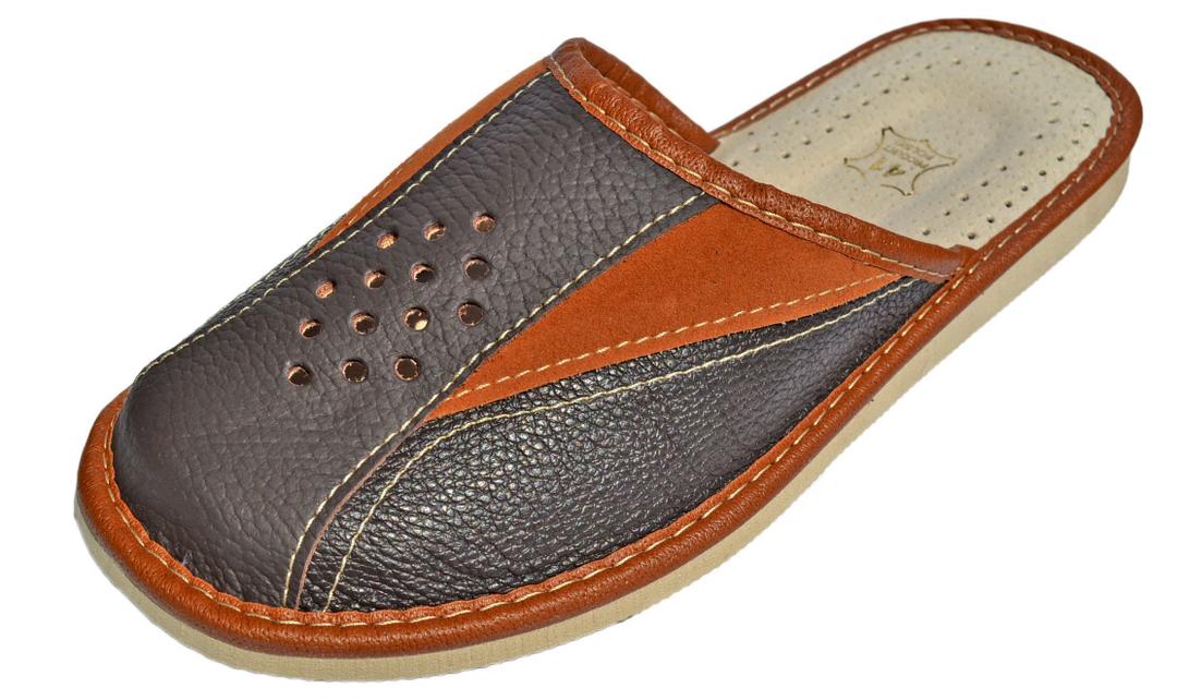 Aarhus - Mens summer slippers - Reindeer leather