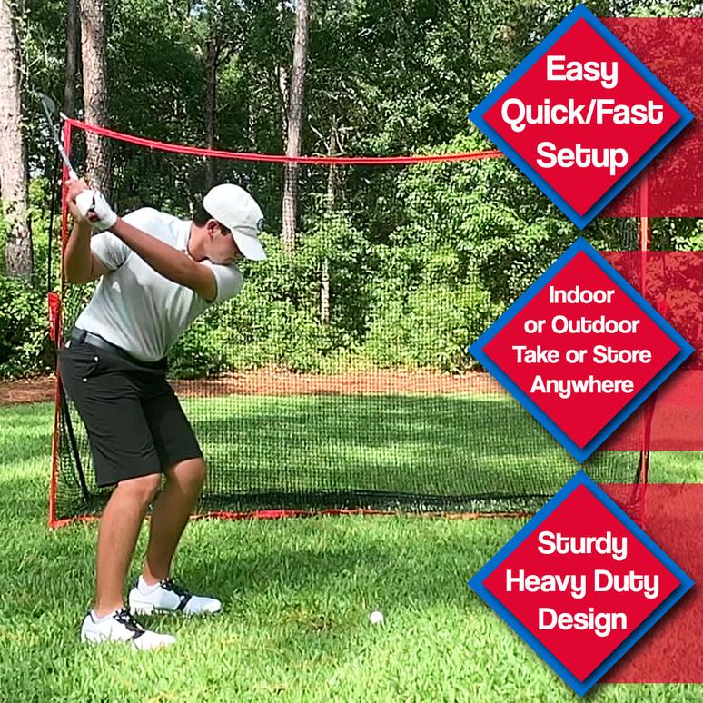 Golf Net, Backyard, Garage, Indoor, Outdoor, Hitting, Practice