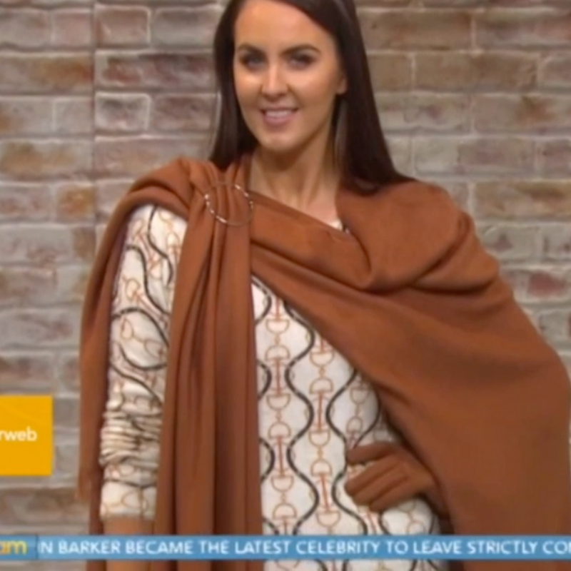 Frill Wrap Poncho
