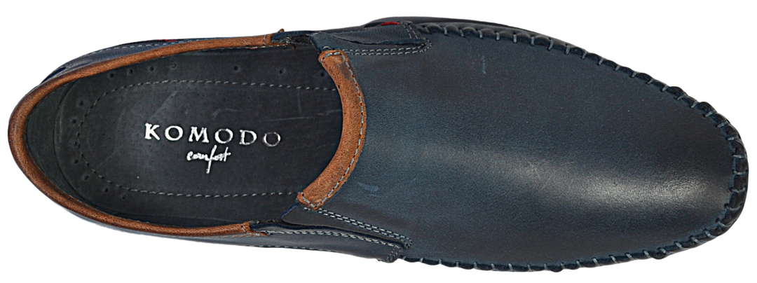 Dru - Mens driver casual moccasins - Reindeer Leather