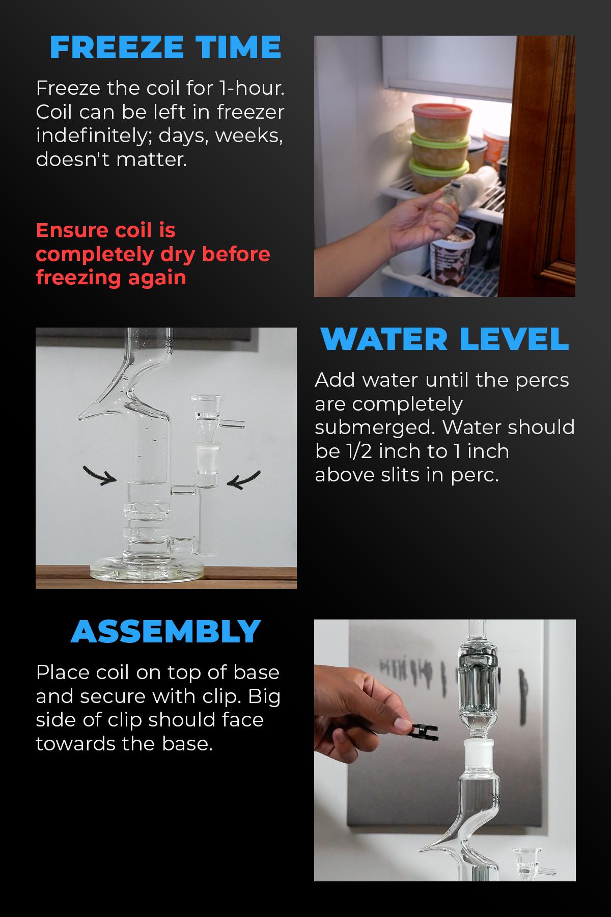 freeze pipe tornado bong infographic