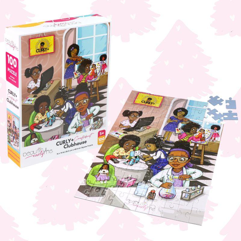 Curly + Confident Clubhouse - 100 Piece STEM Puzzle