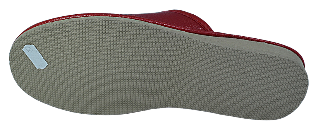 Doris - Ladies flat slippers - Reindeer Leather