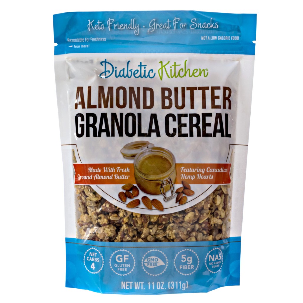 Diabetic Kitchen Almond Butter Granola Cereal