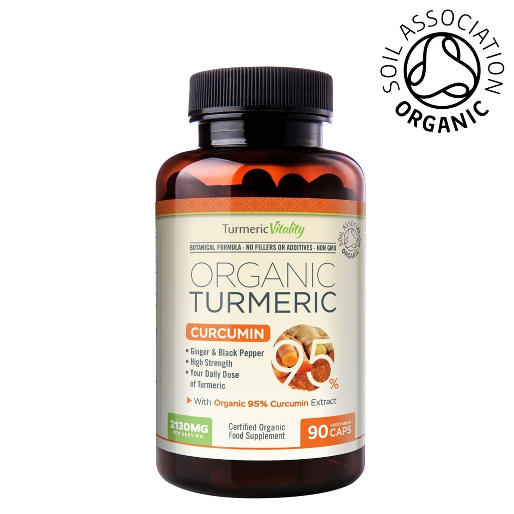 Organic Turmeric Curcumin 95 Capsules