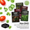 Non-GMO non-hybrid heirloom seed packets