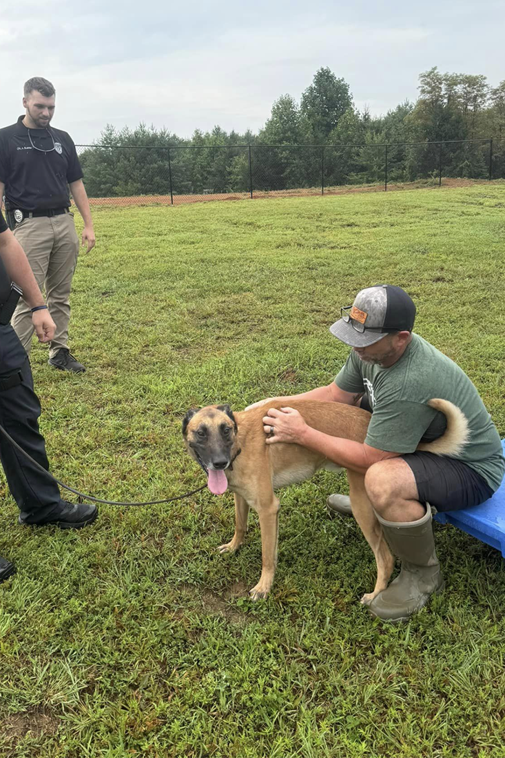 k9 krank at the rehab and rehoming facility