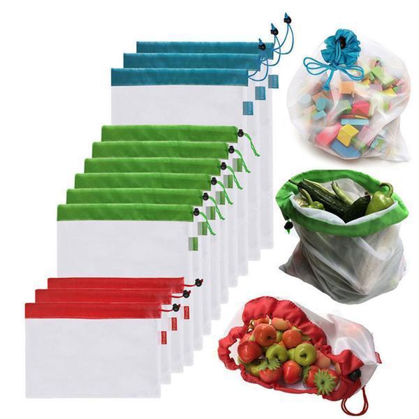 reusable shopping bags mesh