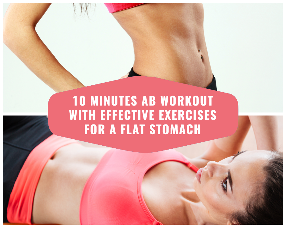 10 Minutes Ab Workout to get a SUPER FLAT STOMACH