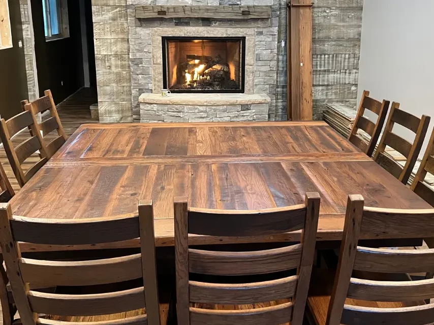 Reclaimed Barnwood Table and Chairs