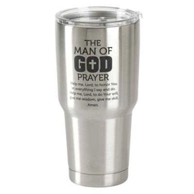 Man of God stainless steel travel mug