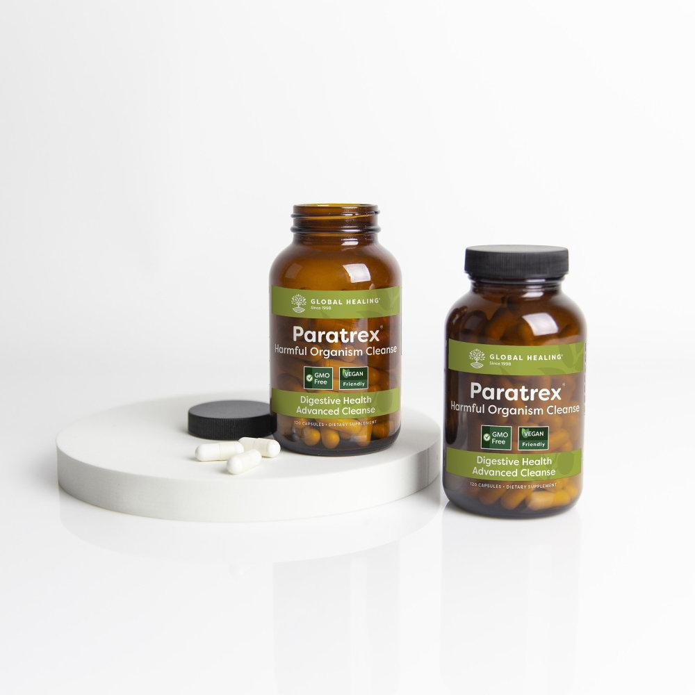 Paratrex Harmful Organism Cleanser 120 capsules by Global Healing Bottles
