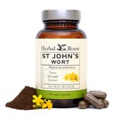 Bottle of Herbal Roots St Johns Wort Supplement