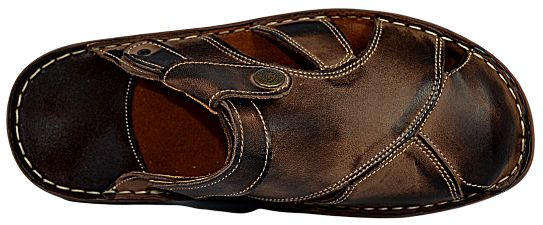 Liam - Mens handmade leather sandal - Reindeer Leather