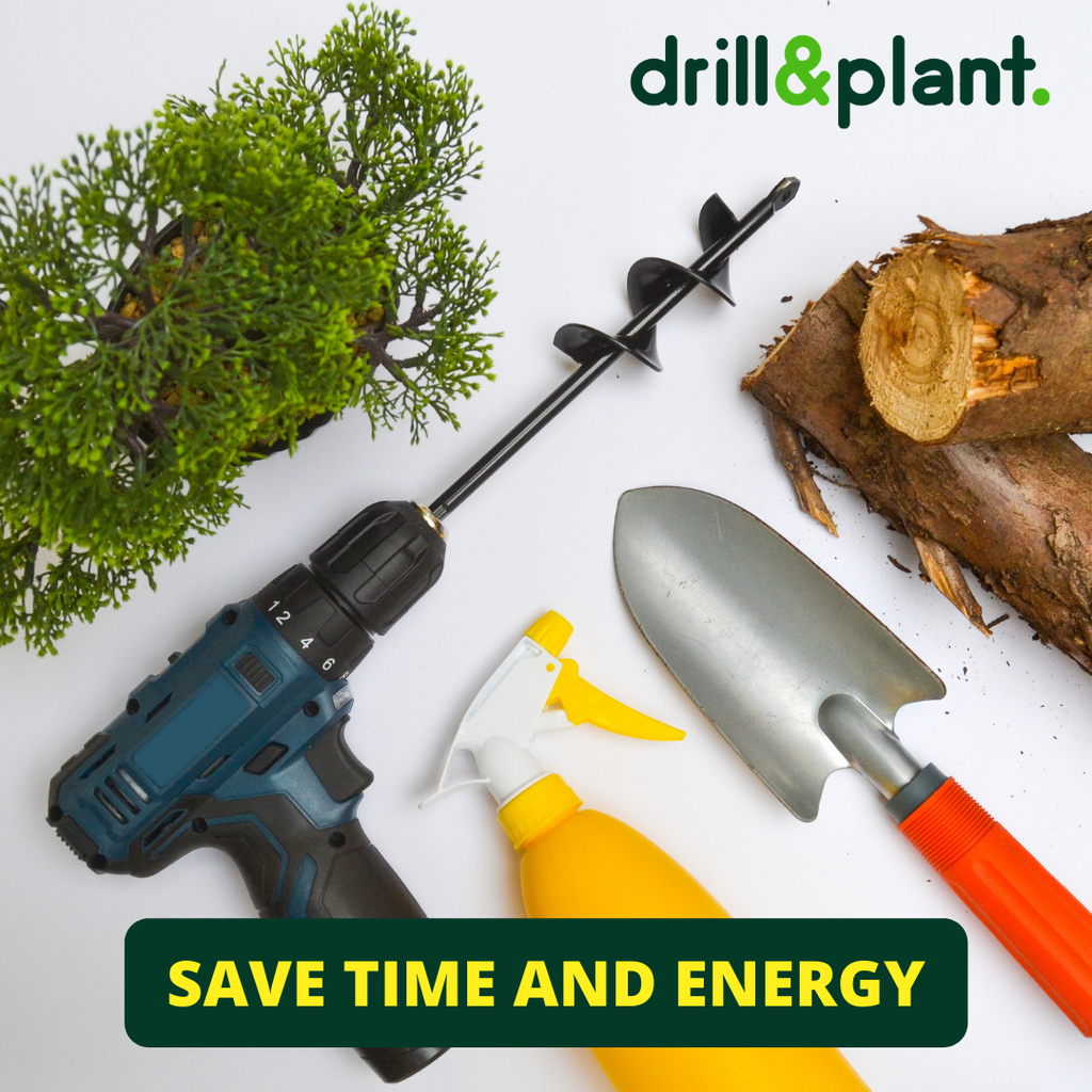 The drill&plant mini will save you time and energy