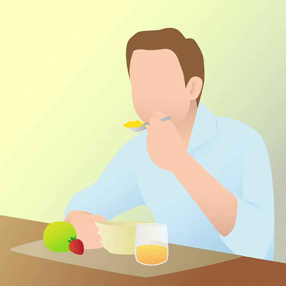 Having "breakfast" when you wake up helps to signal your body that it's the beginning of a new day.