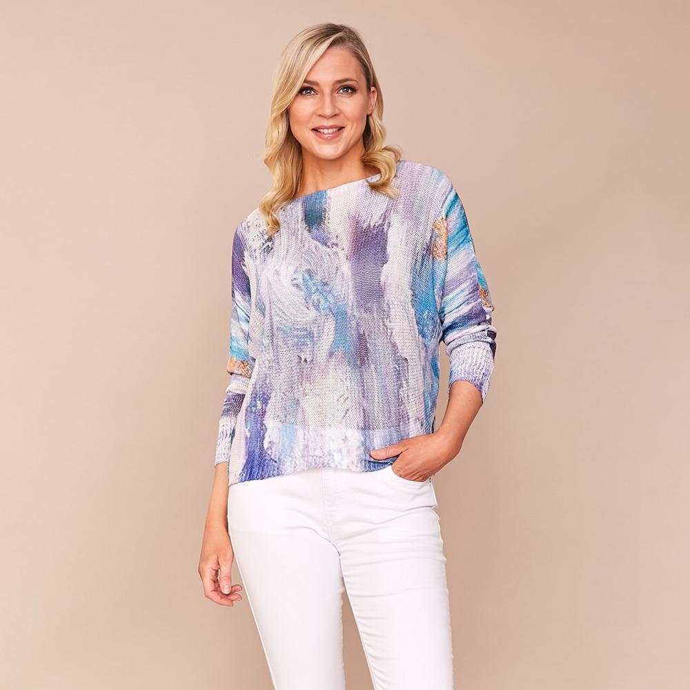 Karina Batwing Jumper (Blue)