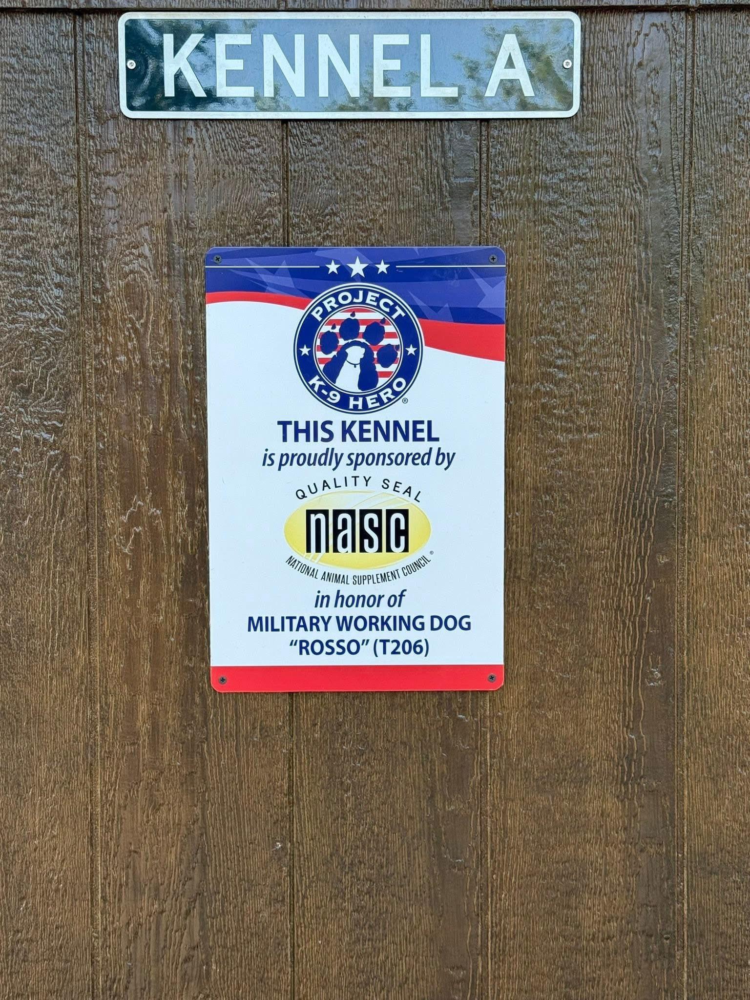 kennel a NASC sign