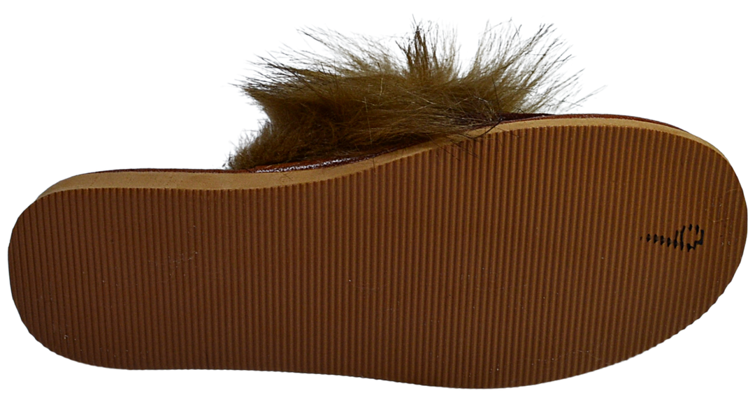 Veronica - Women anti-slip house shoes - Reindeer Leather