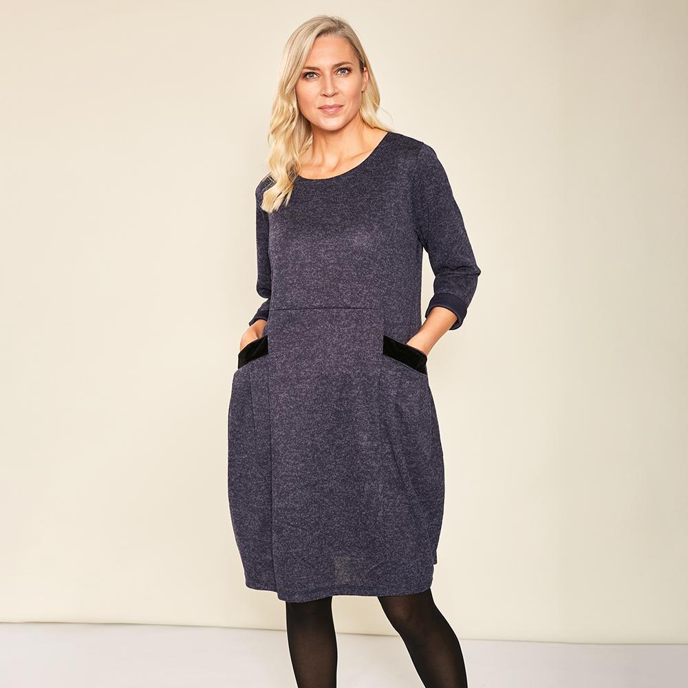 Nina Dress (Navy)