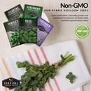 Non-GMO non-hybrid heirloom herb garden seeds