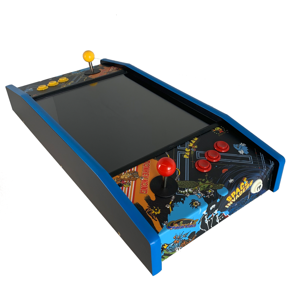Multigame table top arcade machine