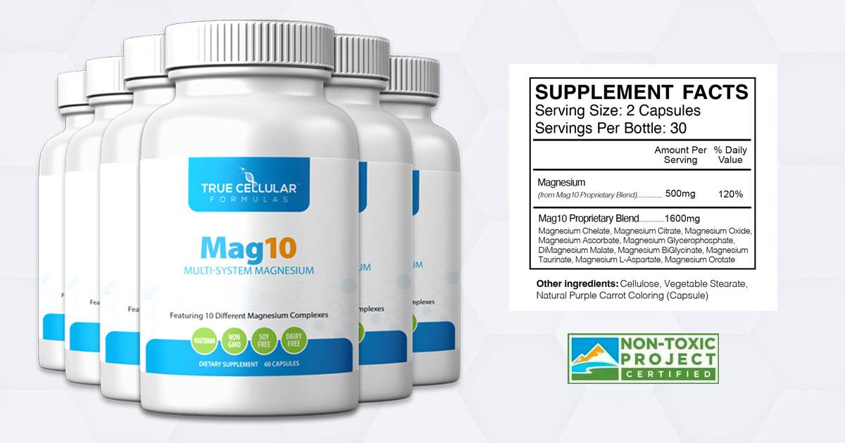 Get Mag 10 The Most Powerful, Bioavailable “FullSpectrum” Magnesium