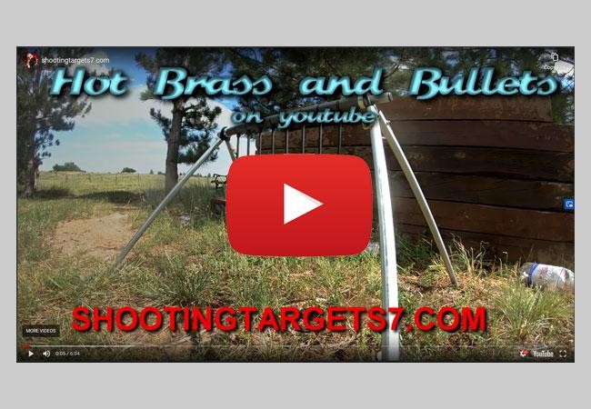Shooting Targets 7 AR500 Gong video reviews