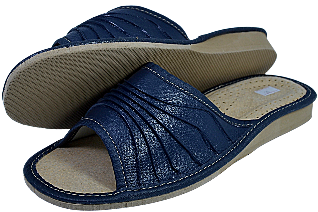 Evangeline - Women house slides - Reindeer Leather