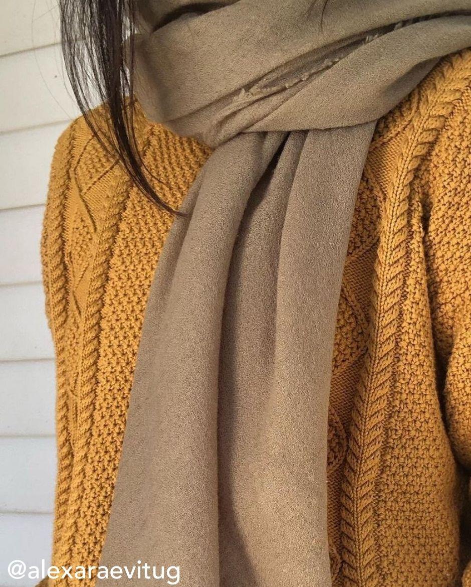 Cable Knit Sweater | Modern Fisher Marigold