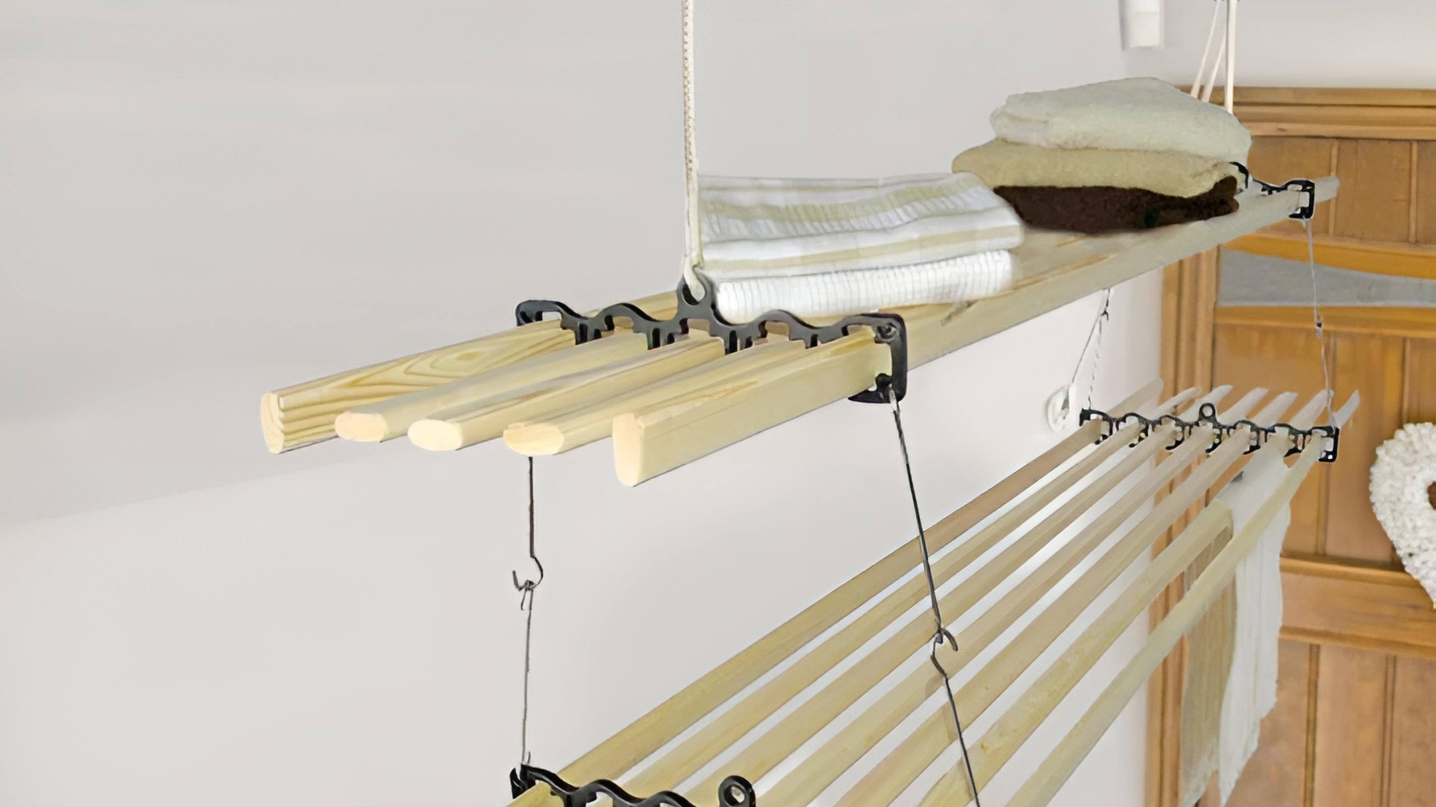 Garage Clothes Line ceiling-Mounted Organisers