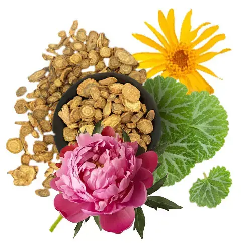 bakuchi, shea, neem, turmeric