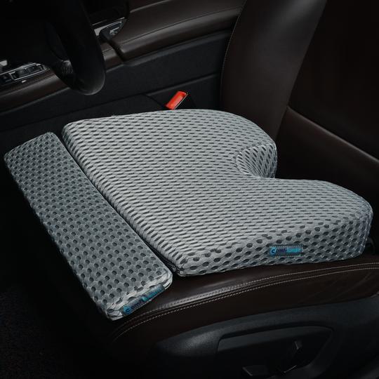 Car Seat Cushion| ComfiLumba Enhanced Gel & Memory Foam Wedge - Easy ...