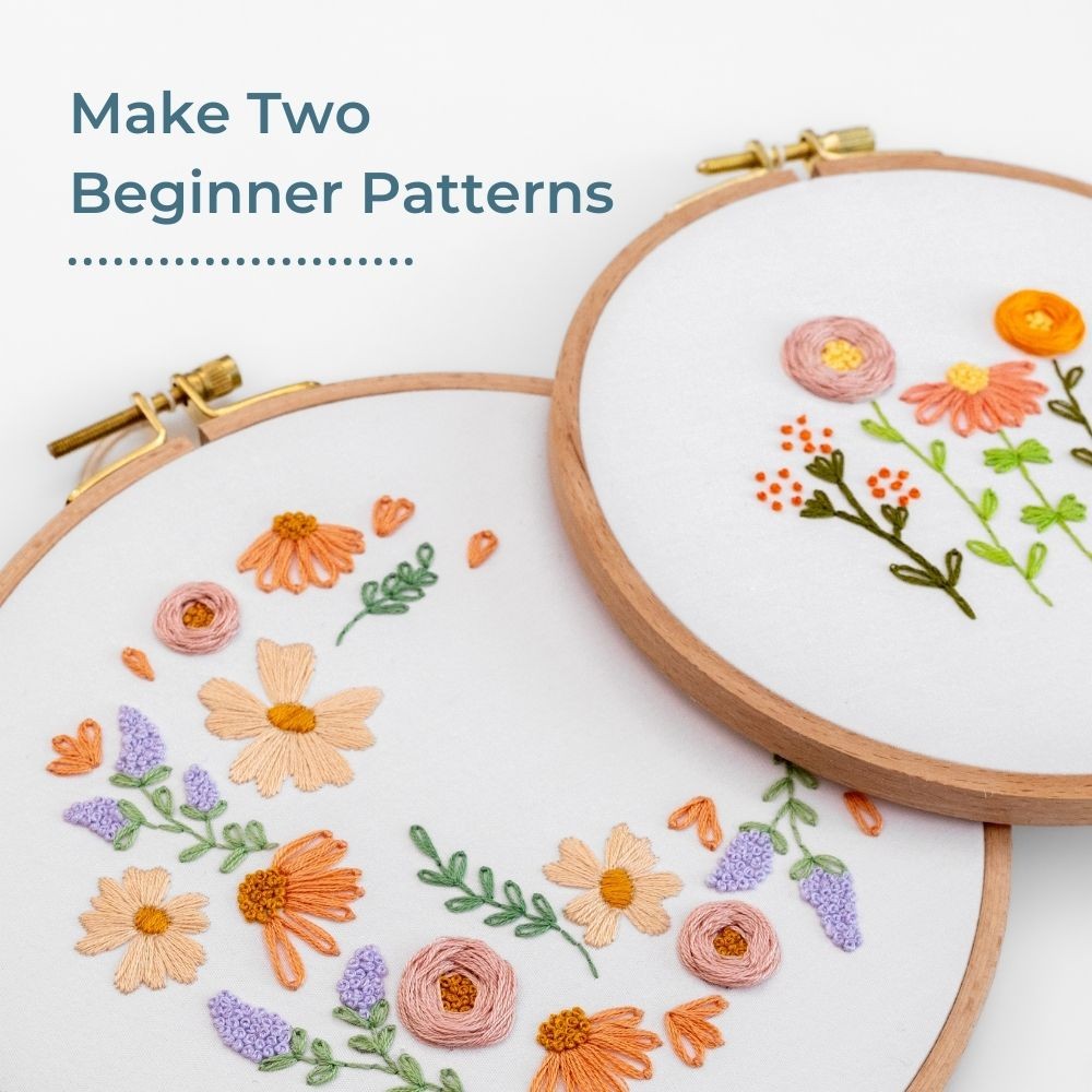 Beginners Embroidery Course – Clever Poppy