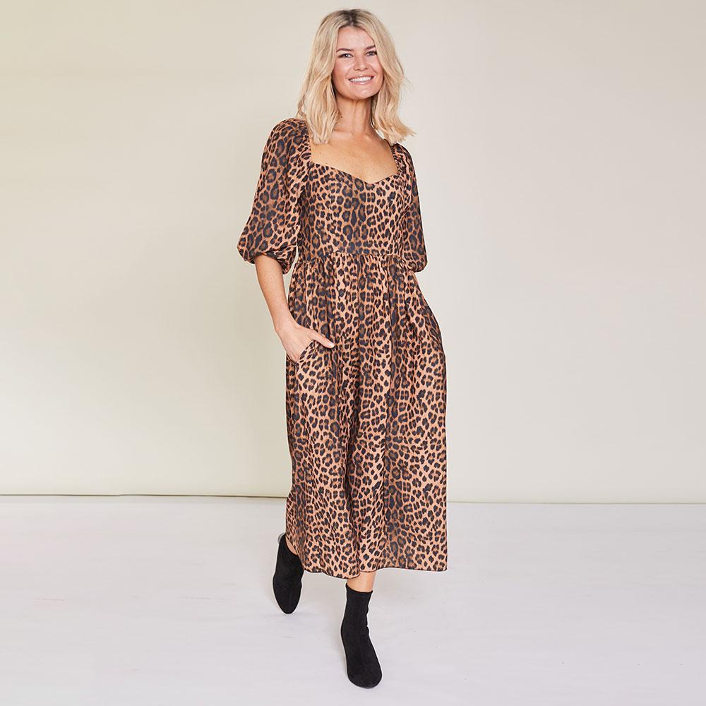 Kadie Leopard Dress (Classic)