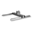 Steel target stand H base