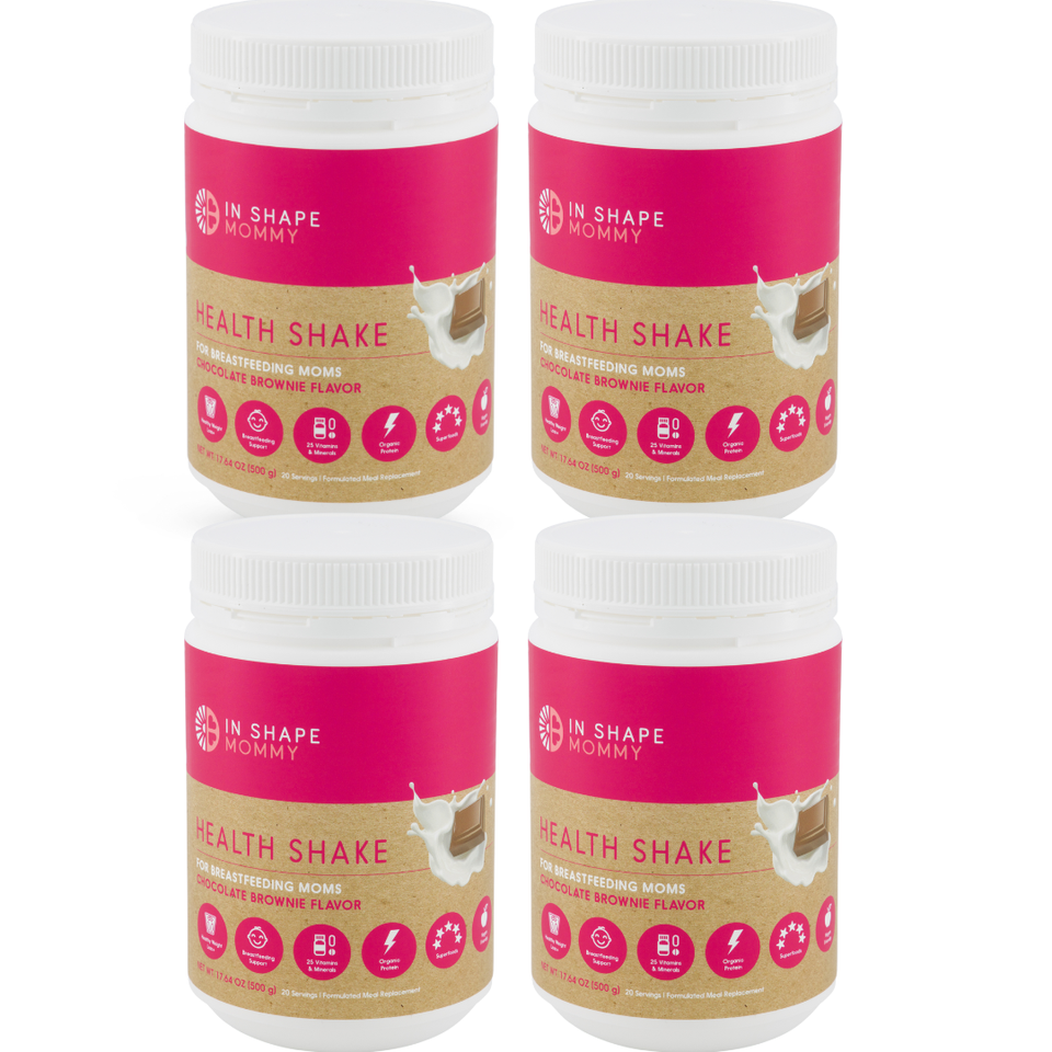 4 x In Shape Mommy Health Shake for Breastfeeding Moms USA