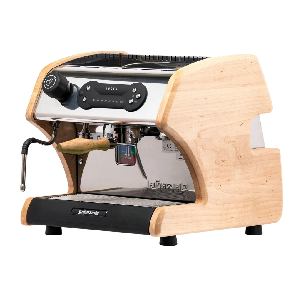 lucca a53 direct plumb espresso machine maple