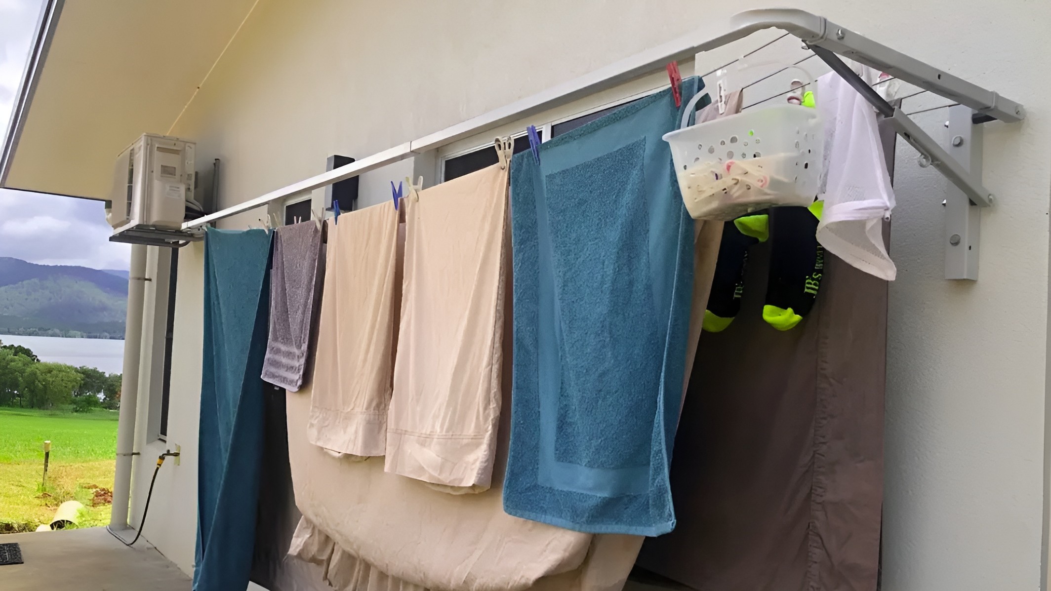 Laundry Hacks Space-Efficient Hanging Solutions