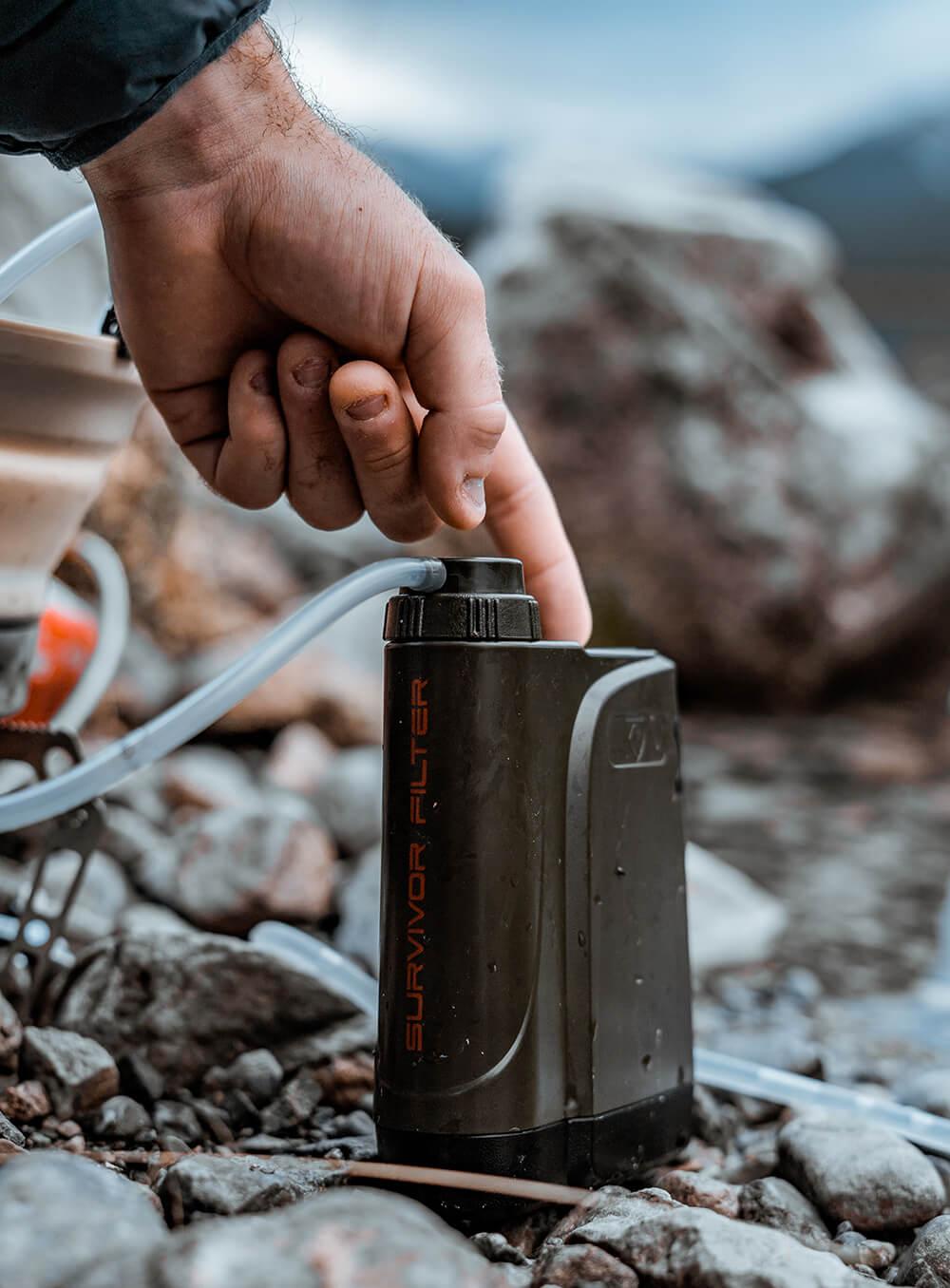 For the tech-savvy, modern adventurist Survivor Filter Electric PRO X 
