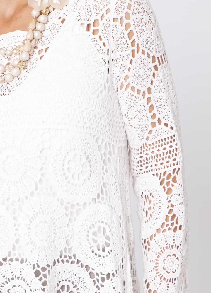 Crochet Overlay Dress
