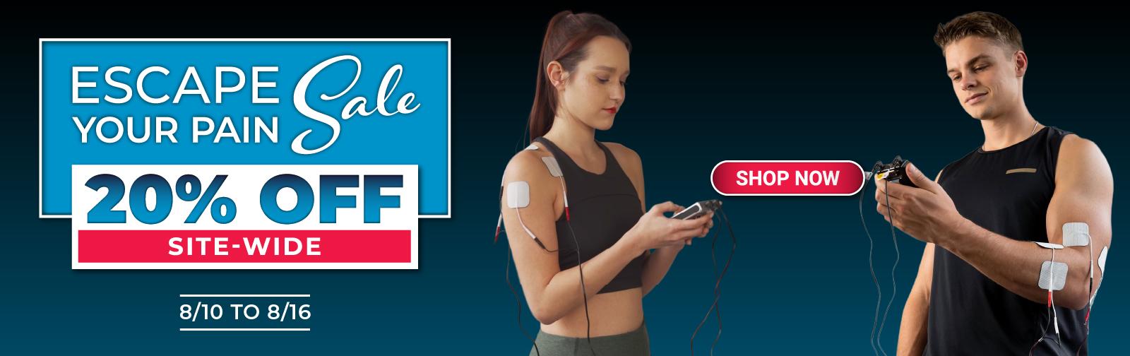 Escape Your Pain Sale - 20% Off Site-Wide - 8/10 to 8/16