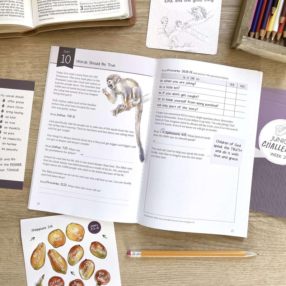 fruit of the tongue bible study for kids ages 8-12