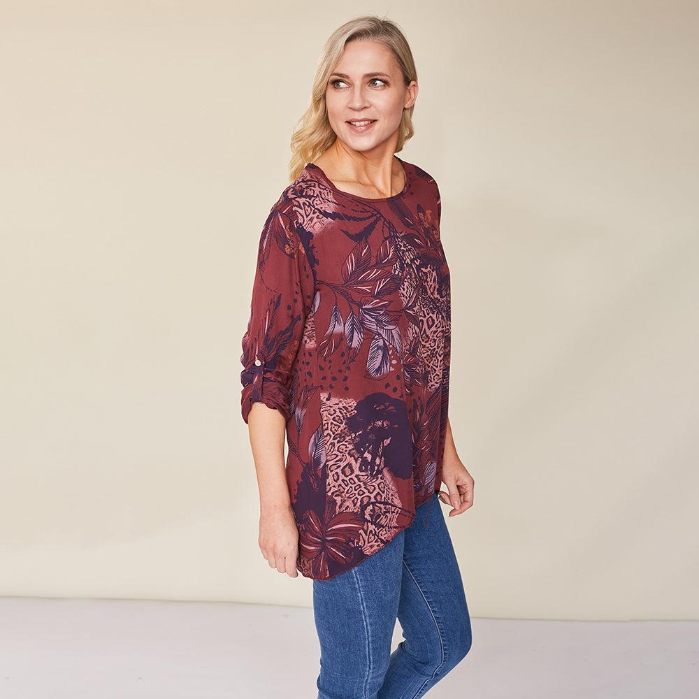 Eli Top (Burgundy)