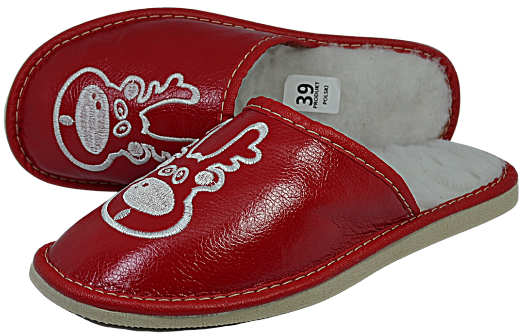 Aria - Women gift slippers - Reindeer Leather