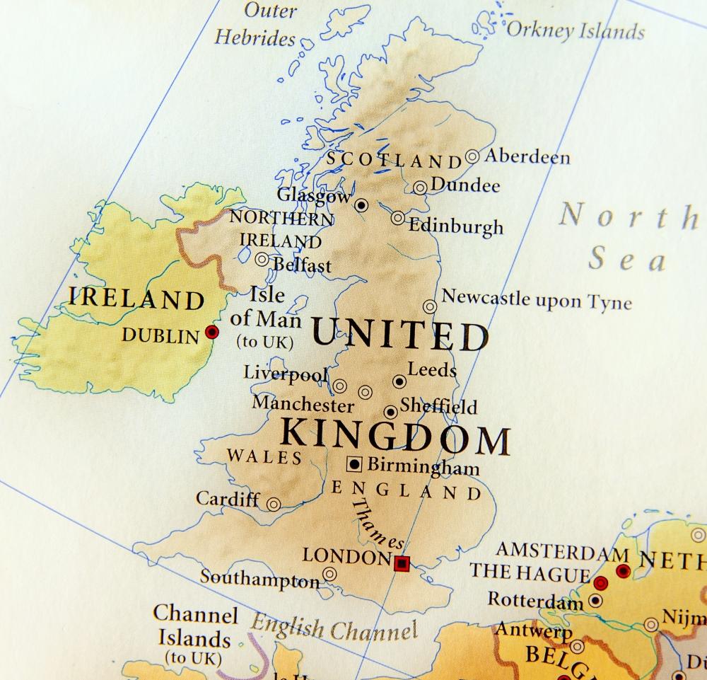 map of UK