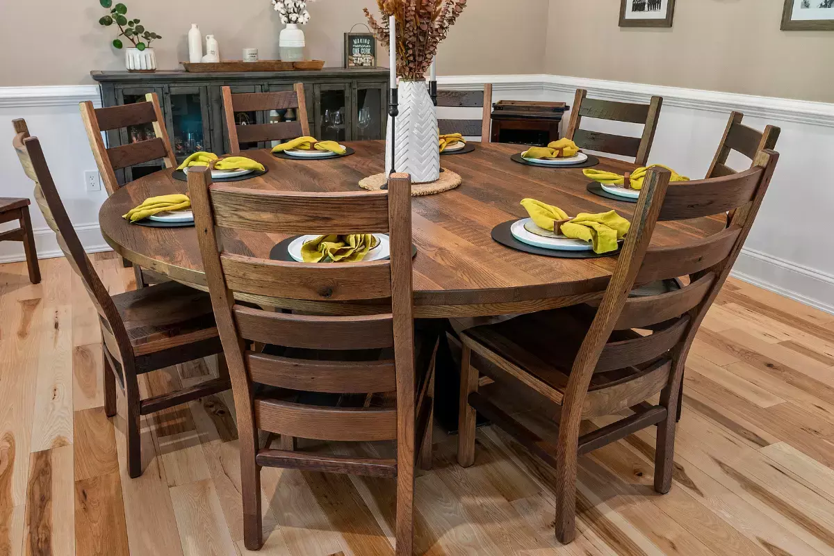 Custom Granby Table with Akron Chairs