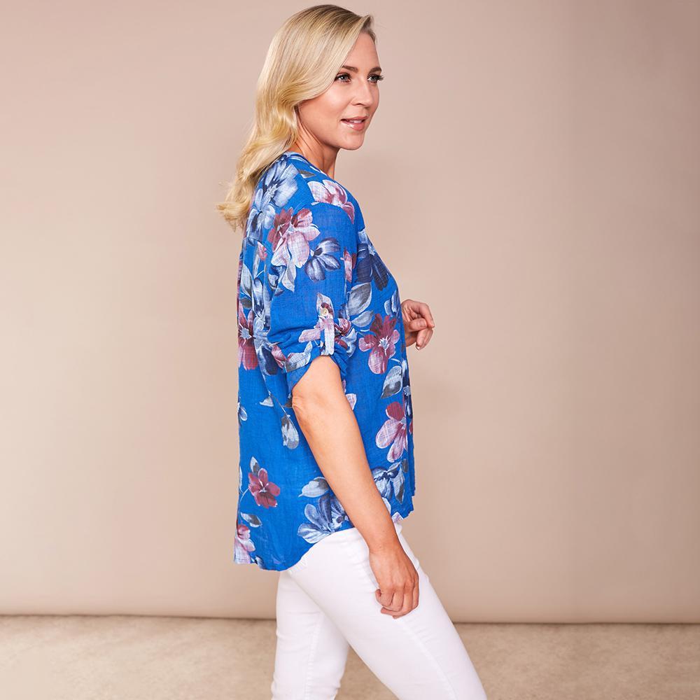 Meghan Blouse (Royal Blue)