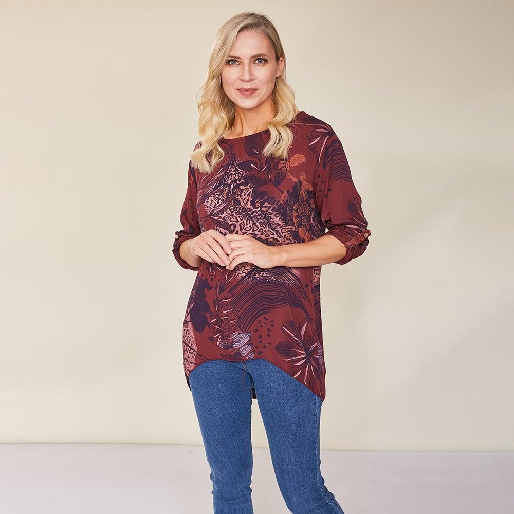 Eli Top (Burgundy)