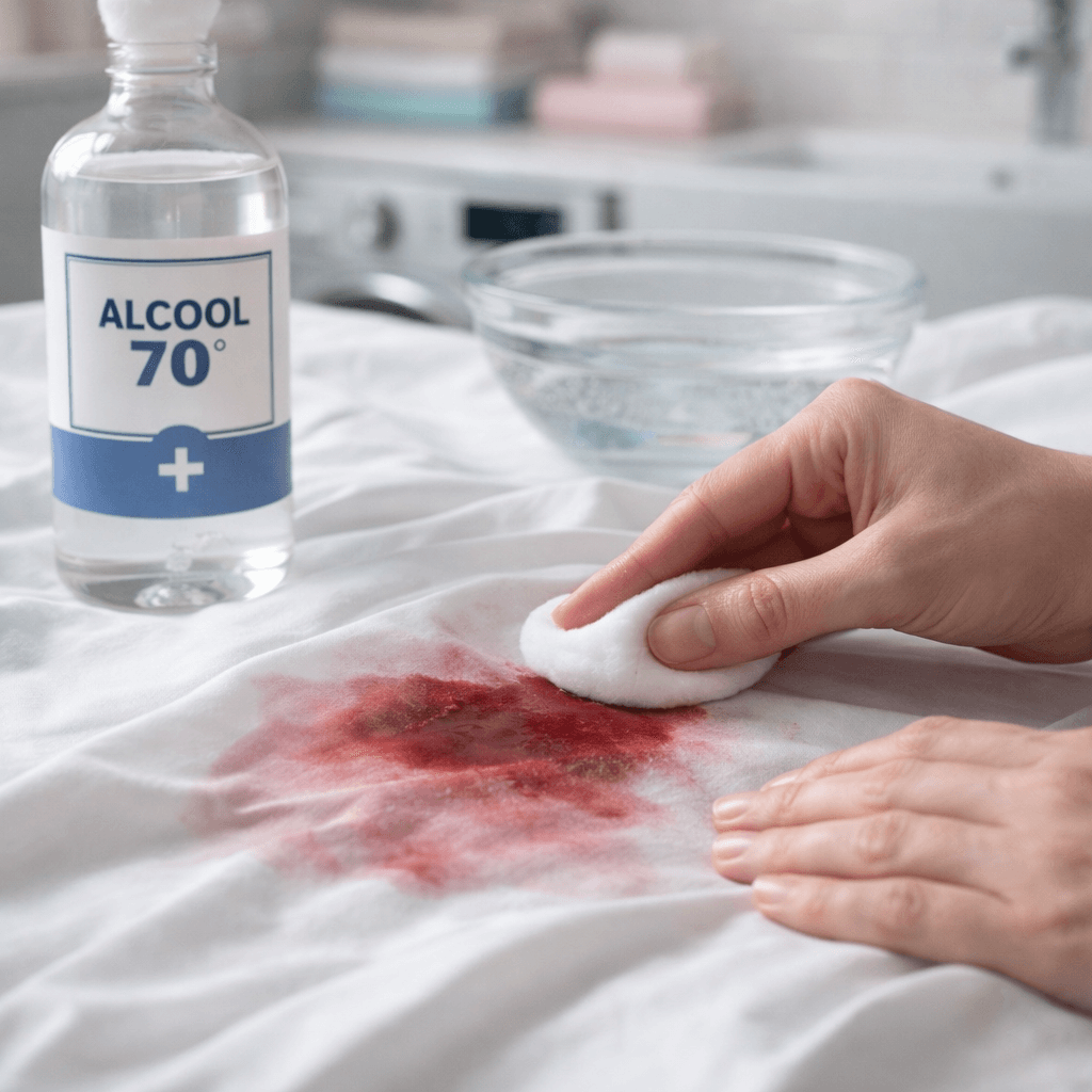 L'alcool à 70° pour désincruster les fibres